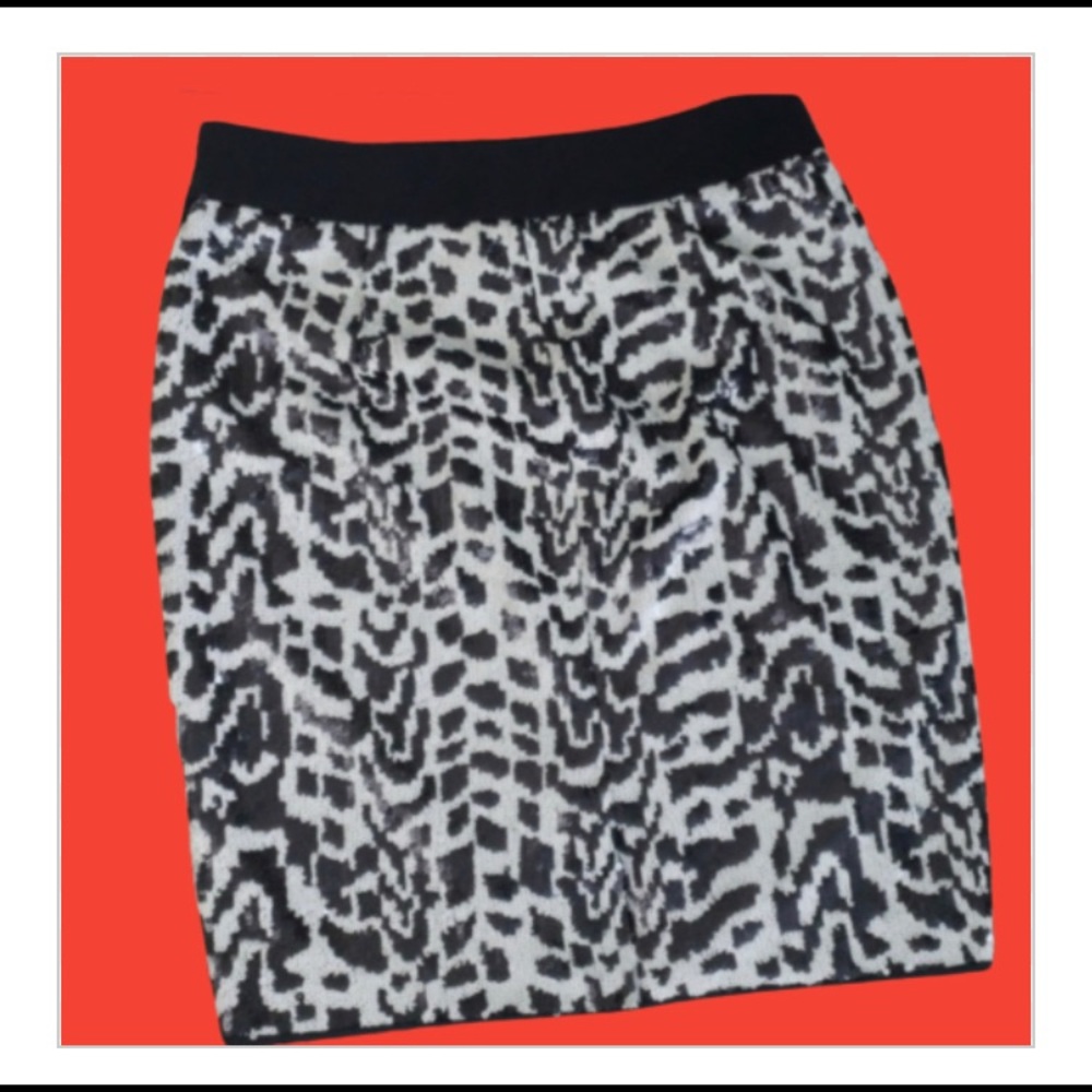 Animal print sequin skit Limited brand.
